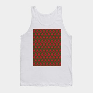 Spaceship Earth Geometric Pattern Christmas Tank Top